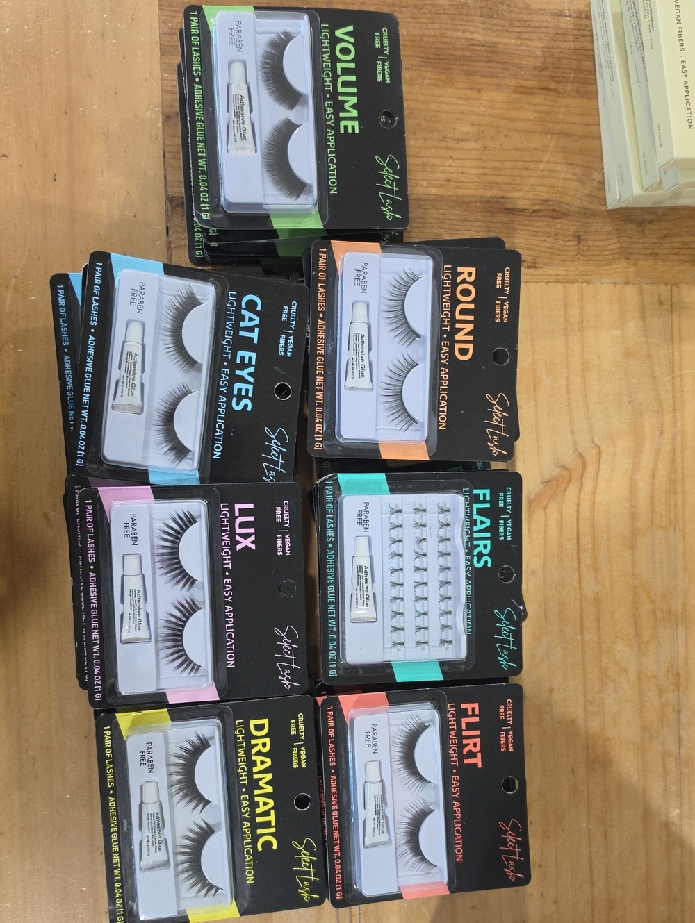 Lashes - Assorted Styles in Black